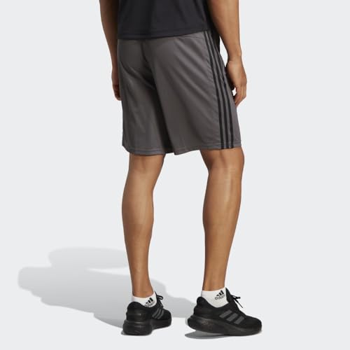 Image of adidas Tr-ES PIQ 3Sho Men Blue Training Shorts Size -