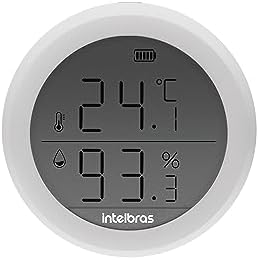 Sensor de Temperatura e Umidade Inteligente Mibo Smart MTU 1001 Branco Intelbras