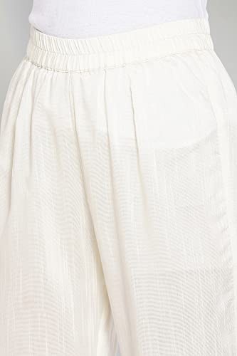 Ensemble ethnique imprimé en viscose mélangée fluide et légère couleur beige