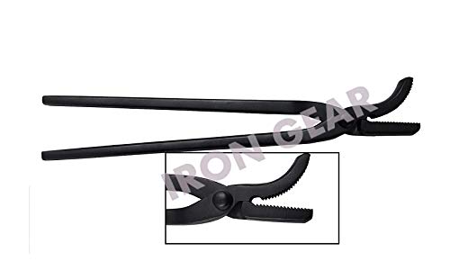 PRO IRON GEAR Horse Hoof Clincher, Farrier Tool Hoof Nail Clincher 12 Inch Plier Black Color