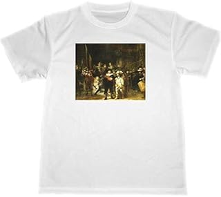 レンブラント ドライ Tシャツ 名画 絵画 アート グッズ 夜警