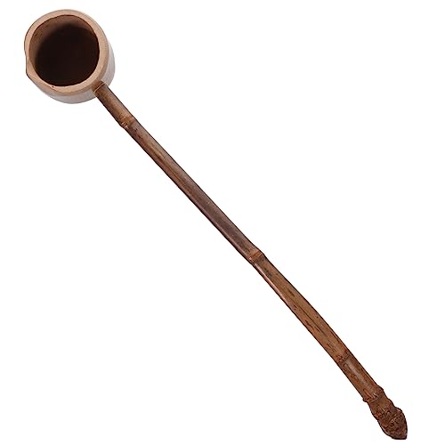 OKUMEYR Elegant Bamboo Water Ladle Large Capacity Scoop for Teahouse Garden Use