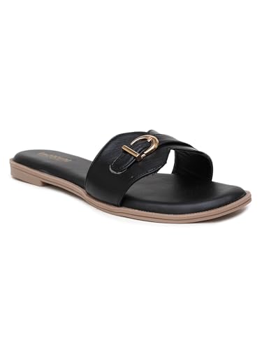 Image of Women's Oasis Flat Sandal Lightweight & Flexible Comfortable Design Anti-Skid Sole Versatile Style For Girls /Ladies