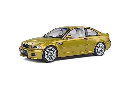 solido S1806501 1:18 2000 BMW E46 M3-Phoenix Yellow Collectible Miniature
