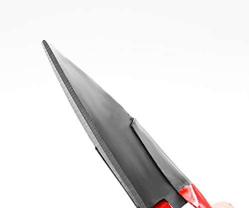 Sheep Shear Grass Shear Alpaca Shears R Shaped Design For Large Thick-Haired Animal Grooming (Red) #TOP4