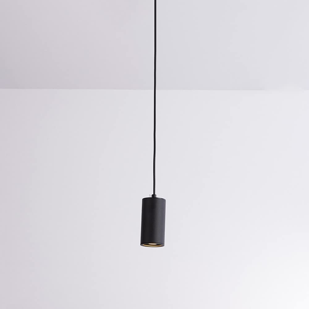 Aweitg Nero Minimalist Pendant Light - Black Ceiling Accent Lamp For Kitchen, Bar, Bedroom - Adjustable Indoor Chandelier(Nero)