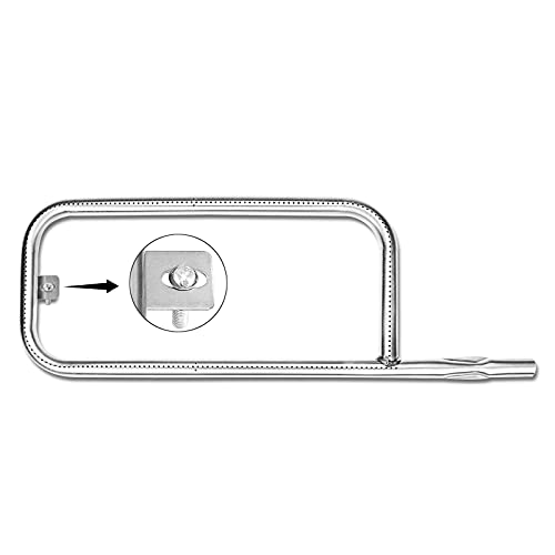 Uniflasy 41862 Grill Burner For Weber Q200, Q220, Q2000 Q2200, 396000, 396001, 396002, 566002, 53060001, 304 Stainless Steel 20.5 Inches Grill Burner Tube Pipe Kit Replacement For Weber 69956/60041 #TOP6