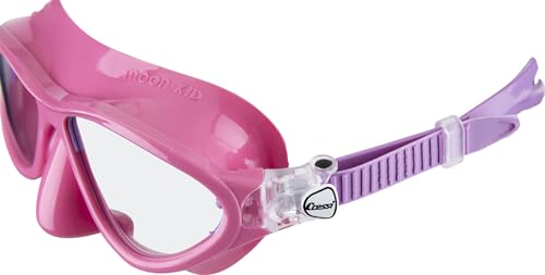 Image of Cressi Kids Comfortable Silicone Mask with Adjustable Strap, for Snorkeling and Pool - for Children 5 to 10 years old - Moon: made in Italy