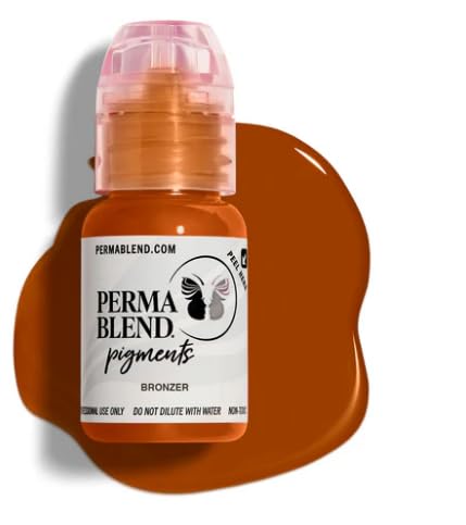 Perma Blend Pigments Professional Lip Color for Permanent Makeup (Bronzer 15ml), Bottle-image-6