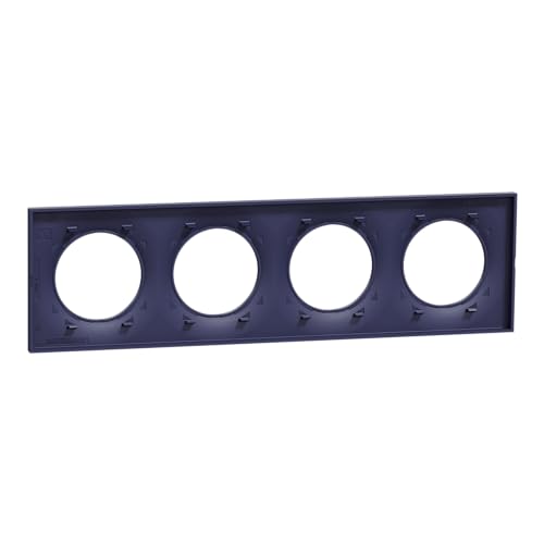 Schneider Electric S550708 Odace Styl, Cobalt 4 Stellen, Horizontal/Grün, Abstand 71 mm