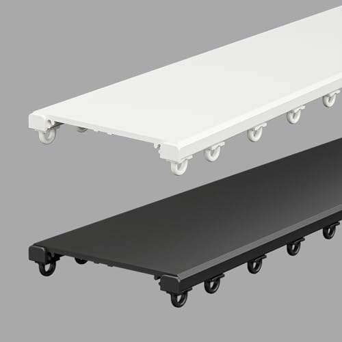 Tringle à rideau de plafond double voie pour bloquer lumière