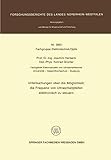  Untersuchungen über die Möglichkeit, die Frequenz von Ultraschallpfeifen elektronisch zu steuern (Forschungsberichte des Landes Nordrhein-Westfalen, 3063, Band 3063)