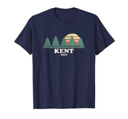 Kent OH - Camiseta retro retro de los años 70 Camiseta
