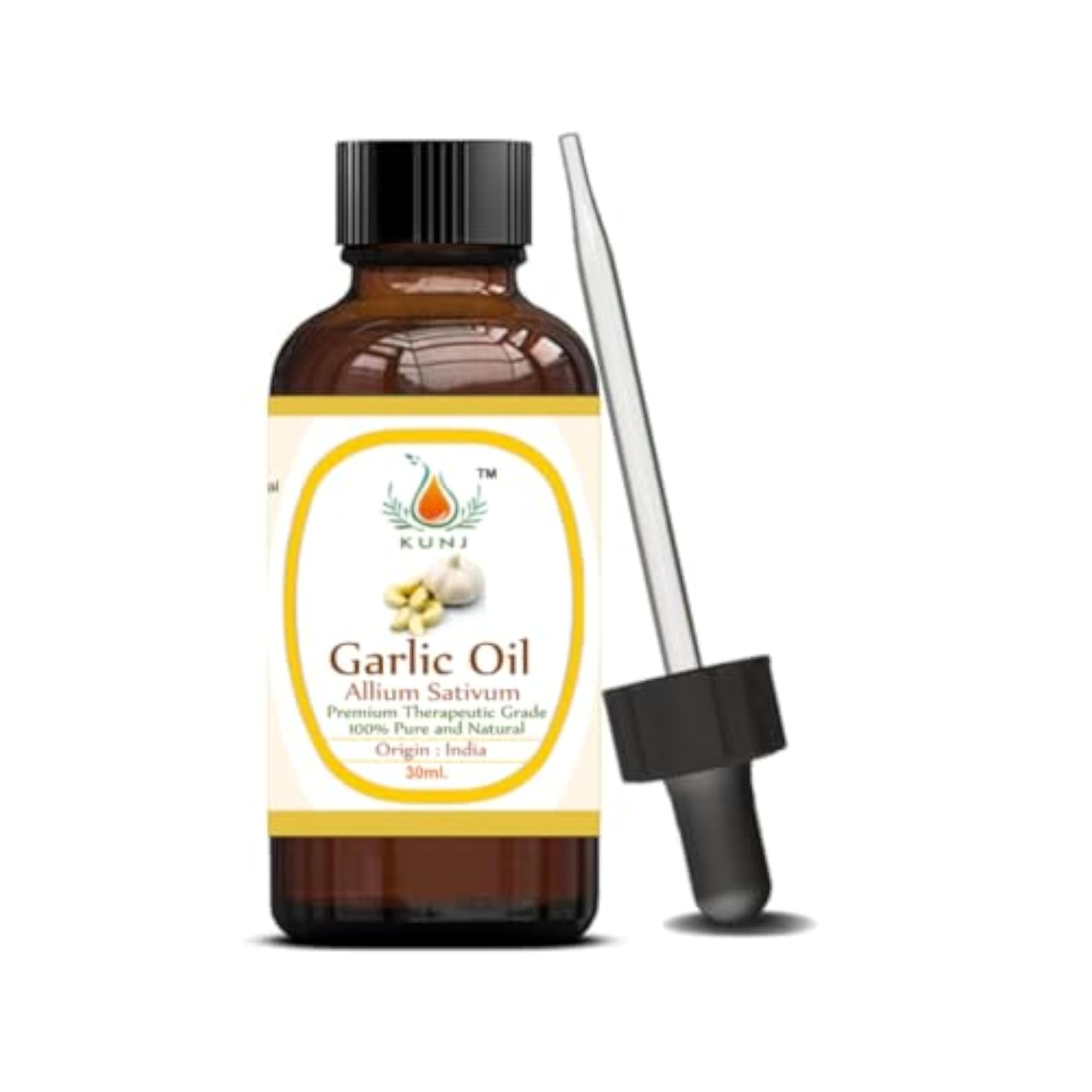 KUNJ Garlic Essential Oil, 100% Pure