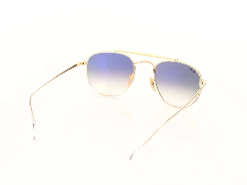 Amazon.com: Ray-Ban Unisex RB3648 The Marshal Square Sunglasses