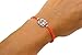 Lotus bracelet, cord bracelet with silver lotus charm, buddhist symbol, bright peach cord, zen, flower, yoga bracelet, spiritual jewelry