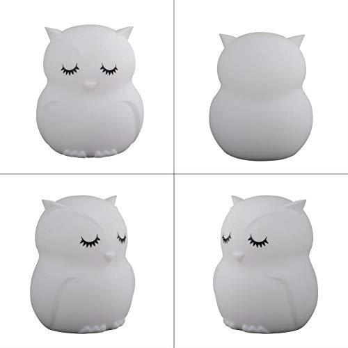 Nachtlamp, LED Siliconen Lamp Nachtlamp, Meerkleurig Bediening Dimbaar Nachtlamp, Break Resistant, Oogverzorging, Licht Tafellamp Verlichting Slaapkamer Decor, Nachtlampje Home Decor Lamp - Afbeelding 7