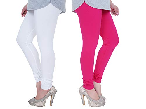 Image of Plus Size Churidar Leggings for Women & Girls Combo (Pack of 2)