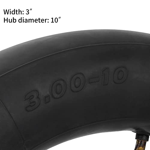 Image of RUTU 3.00 /3.5 /7.00 /8.00-10 and 3.00-12 Heavy Duty Replacement Inner Tube with Installation kit Fit for Dirt Pit Bike Scooter Moped ATV