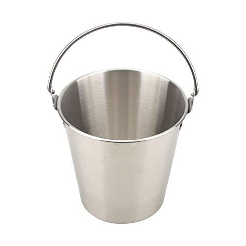 Bvdfgk Cubitera de Gran Capacidad para Bebidas, Botellas Y Recipientes de Enfriamiento. Herramienta de Refrigeración para Restaurantes Y Barbacoas, 700ML Plata, tal como se describe