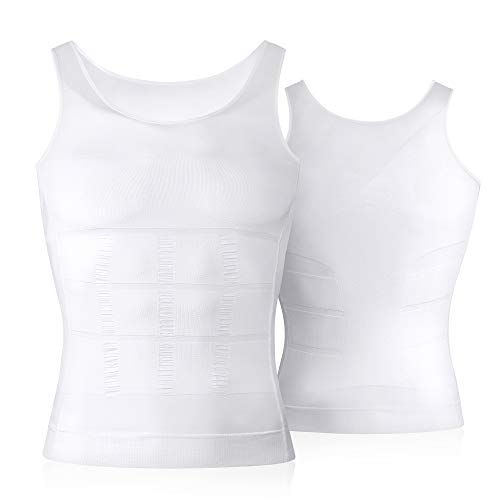 VENI MASEE Mens dimagrante Body Shaper Vest/Shirt