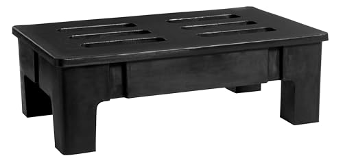 CenPro Commercial NSF Heavy-Duty Plastic Dunnage Rack, 2000 lb. Capacity, 36"x22"x12" (28W-500)