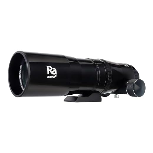 Tubo Óptico Refractor Levenhuk Ra R66 ED Doublet Black OTA, Compacto y Ligero, de Distancia Focal Corta, con Lentes ED de Muy Baja Dispersión para Astrofotografía y Observaciones del Cielo Profundo
