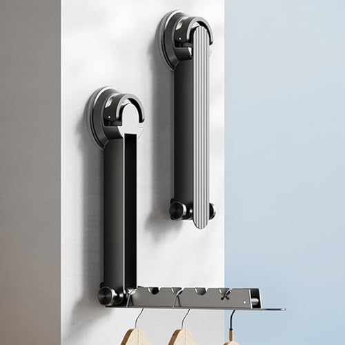 Étagère de séchage murale sans perçage pour petits balcons