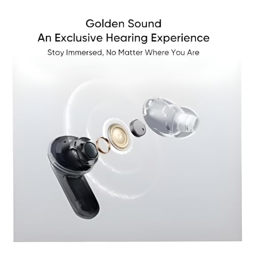 Image of Haroon Buds 7 Pro TWS Wireless Earbuds Bluetooth with Noise Cancellation 48 Hours Playtime with Charging Case (Fiery Red)