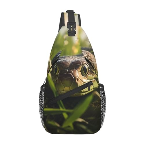 Sac de poitrine serpent pour randonnée décontractée et voyage actif urbain