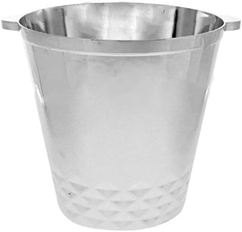 Cubo de hielo plateado de 3 piezas