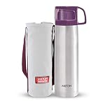 Milton Thermos for Hot Drinks 1000 ml (34 oz), 24 Hours Hot and Cold, Stainless Steel Water Bottle, Double Walled Vacuum Insulated Flask for Hot Coffee, Thermosteel, Leak Proof, Glassy, Purple - Image 4