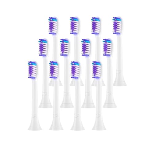 Brossette de rechange Philips Sonicare lot de 12 têtes pour toute la famille
