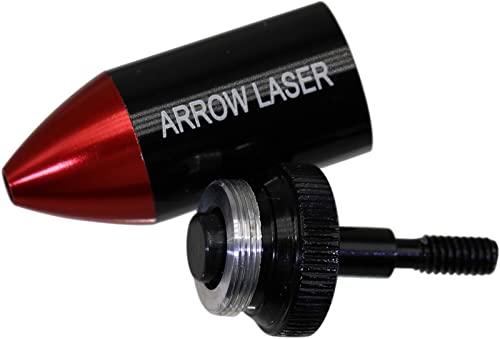 Maymoc 16Mm Tactical Crossbow Archery Arrow Red Laser Bore Sighter Tool Threads Onto Arrows With 2 Sets Of Batteries #TOP4