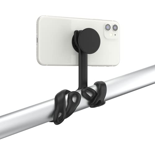Image of PopSockets Flexible Phone Mount & Stand, Phone Tripod Mount, Universal Device Mount - Black
