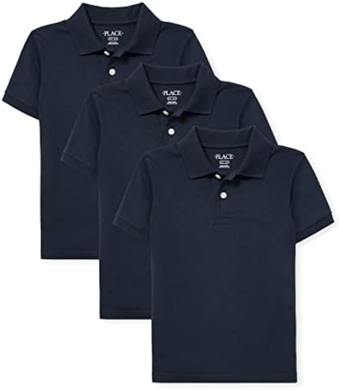 The Children's Place Boys' Short Sleeve Pique Polo