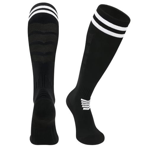 Sarfel Youth Soccer Socks Boys 14-16 Mens Soccer Socks Men Pack Black Baseball Sock Youth Boys Mens Black Baseball Sock Men
