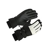 WATERBELINE Winter-Skihandschuhe mit einfachem Design, rutschfeste, wasserabweisende Handschuhe für Skifahren, Snowboarden, Erwachsene, Teenager