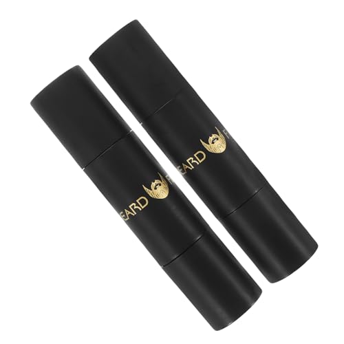Healvian 2 Piezas Cepillo De Crema y Palo De Barba Teñido. Accesorios De Brocha De Afeitar Plumeros De Cuello De Plumero De Cepillo De Salón El Plastico