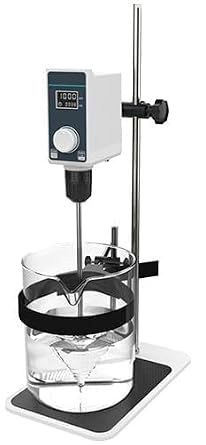 Laboratory Digital Overhead Stirrer Full Set for Liquids with Different Viscosity with Max Smount of StirringH2O 20L Speed 50-1200RPM Rated Torque 30N.cm Max Viscosity 16000mPas
