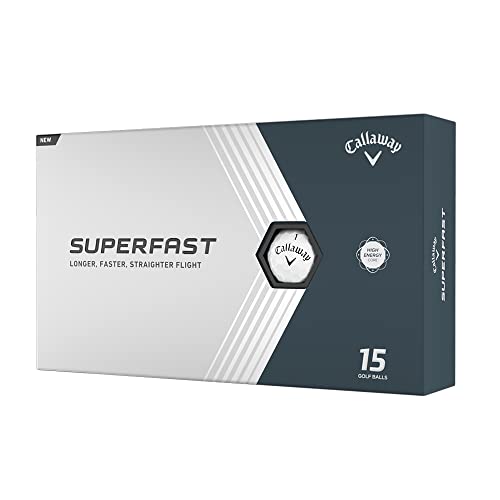 Callaway Superfast Personalized Golf Balls - Logo Golf Balls - Custom Golf Balls (15 Pack)