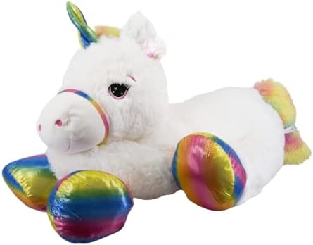 Giant Large Unicorn Stuffed Plush Super Soft Toy Lying Pony Unicorn Teddy