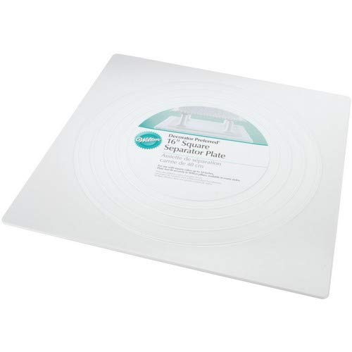 Wilton Decorator Preferred Square Separator Plate For Cakes, 16-Inch, Cake Decorating Supplies #TOP2