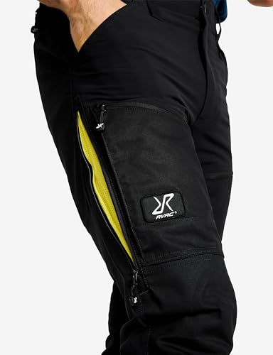 RevolutionRace Herren RVRC GP Pro Pants, Hose zum Wandern und für viele Outdoor-Aktivitäten, Black, M