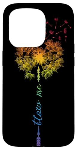 ���̃^���|�|�̖�̉� �^���|�| �~�j�}���X�g Rainbow Dandelion Flower Wildflower �X�}�z�P�[�X iPhone 15 Pro �p