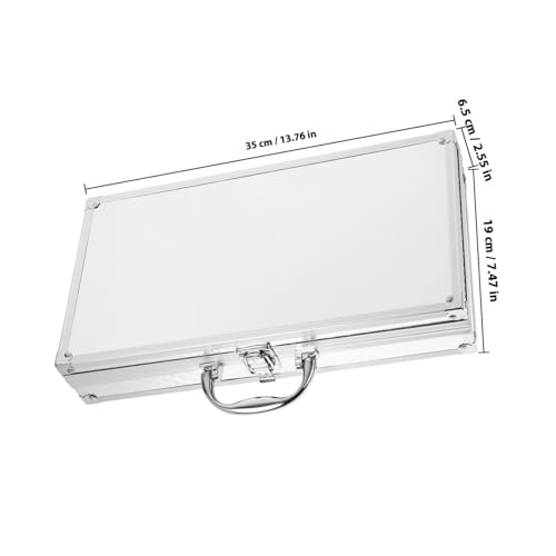 Mallette aluminium rigide avec serrure et mousse antichoc pour transport