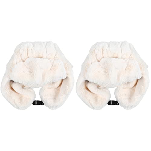 Chapeaux en peluche femme épais et chaud protection hivernale oreilles