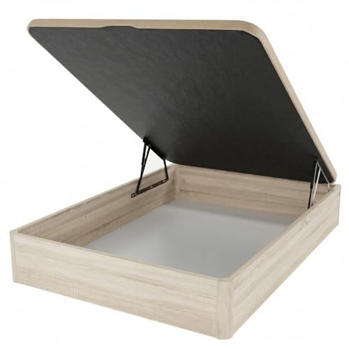 DUÉRMETE ONLINE - Canapé Abatible 150x190 cm Cambria | Gran Capacidad | Estructura Súper Reforzada | Tapa Transpirable 3D | Incluye Subida a Domicilio