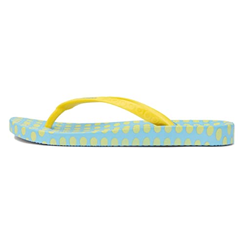 Tongs anatomiques à pois pour vos journées de plage et balades estivales