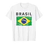 Brésil Drapeau Brésil Brésil Brasil Bandeira T-Shirt